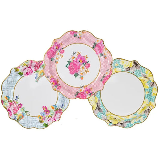 Truly Scrumptious Pretty Floral Plates