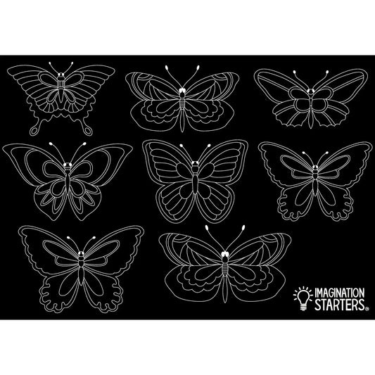 Chalkboard Butterfly Placemat