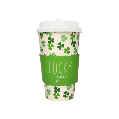 Lucky You Shamrocks To Go Cups