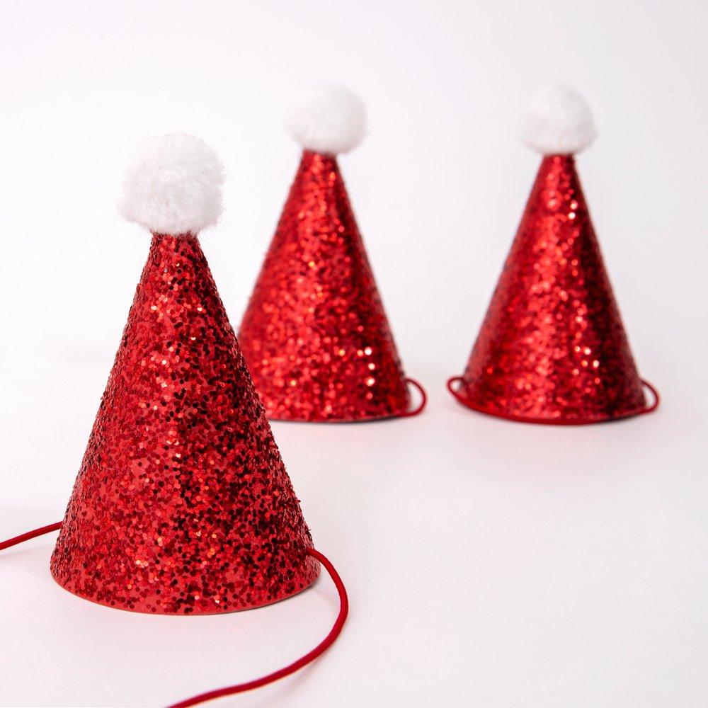 Mini Santa Party Hats