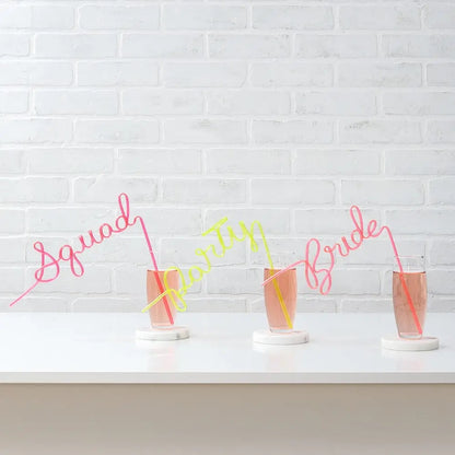 Bachelorette Party Silly Straw - Squad