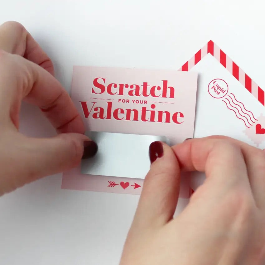 Scratch-off Valentines - Pink 18pk