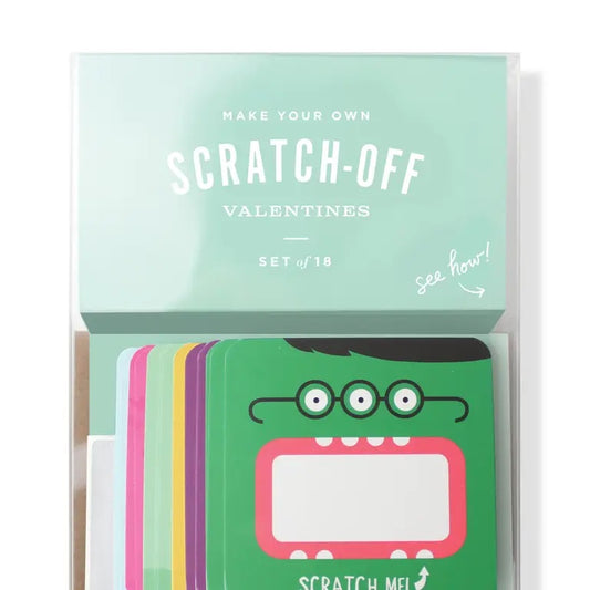 Scratch-off Valentines - Monster 18pk