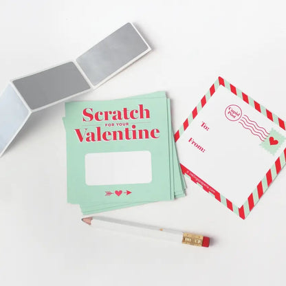Scratch-off Valentines - Mint 18pk