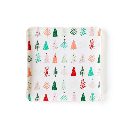 Oui Party Christmas 9” Trees Plate