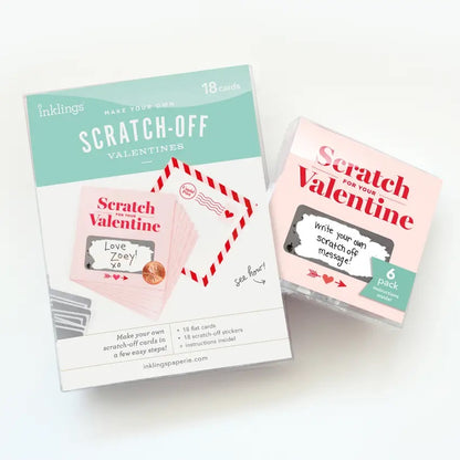 Scratch-off Valentines - Pink 18pk