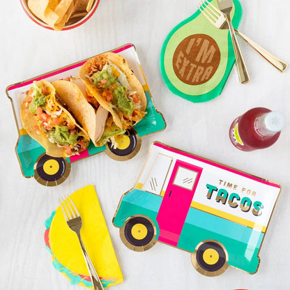 9” Taco Truck Shaped Plate