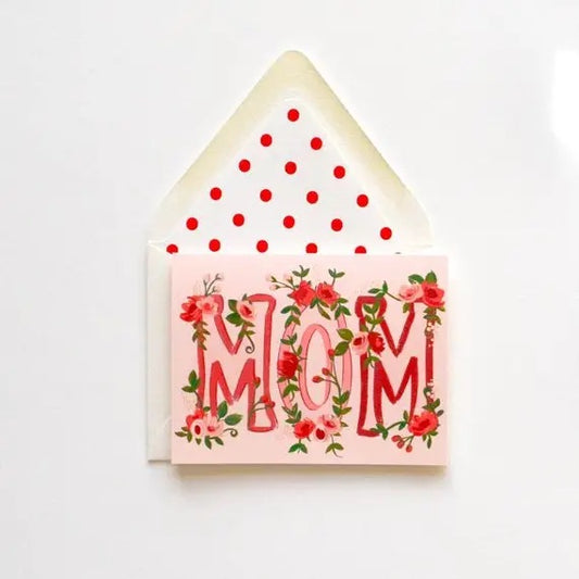 Mom Floral Card