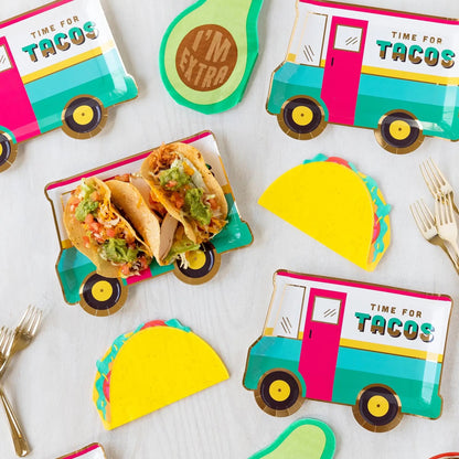 9” Taco Truck Shaped Plate