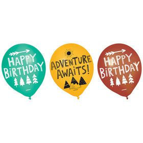 Adventure Awaits Balloons 6 pack