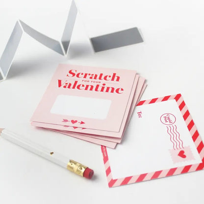 Scratch-off Valentines - Pink 18pk