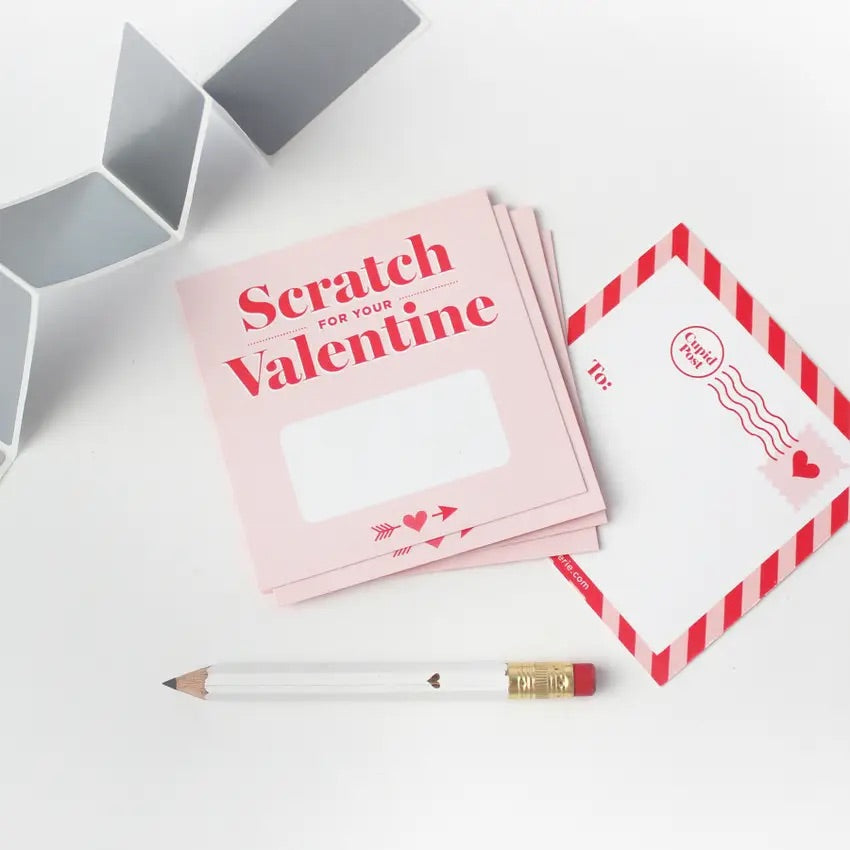 Scratch-off Valentines - Pink 18pk