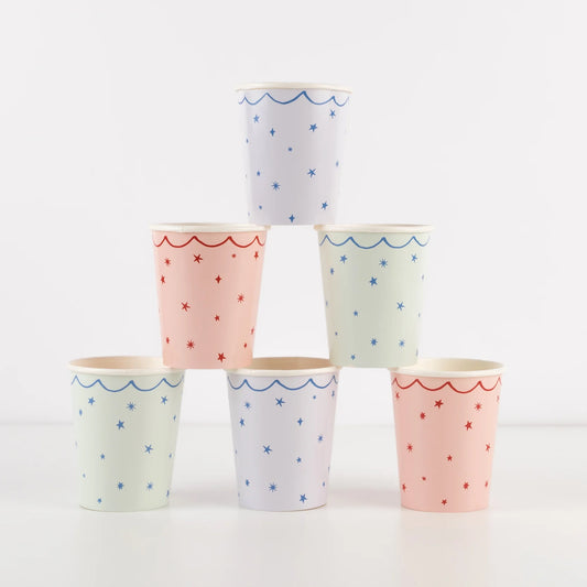 Star Pattern Cups