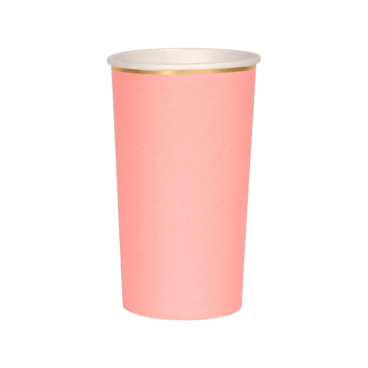 Neon Coral Highball Cups