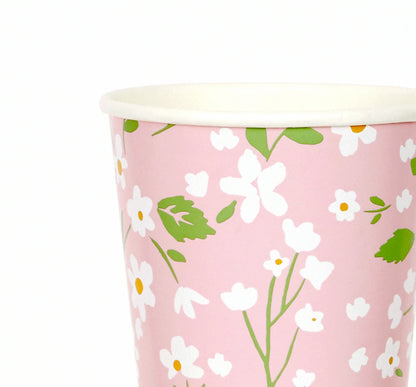 Ditsy Floral Cups (x 12)