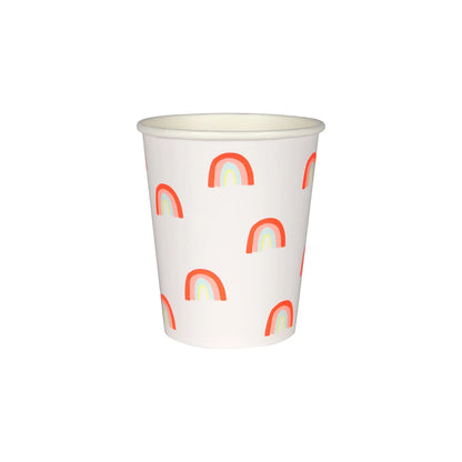 Neon Rainbow Party Cups