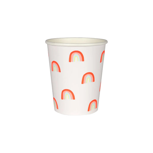 Neon Rainbow Party Cups