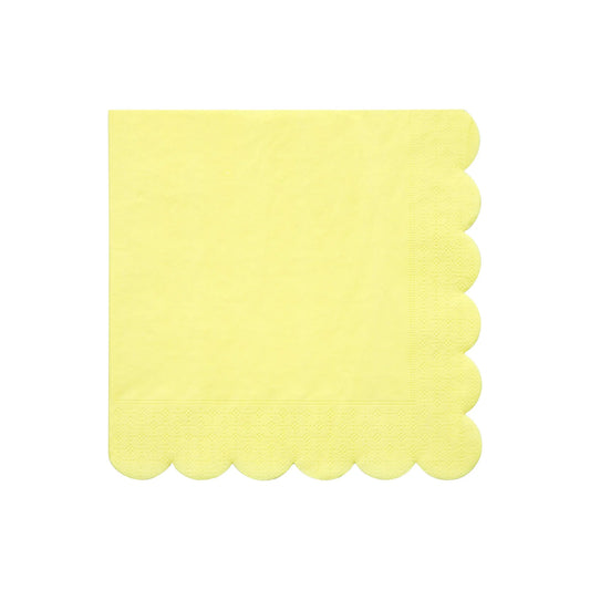 Pale Yellow Large Napkins