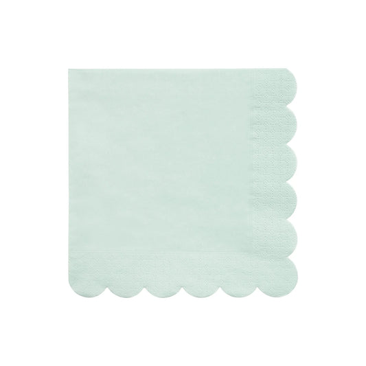 Large Mint Sorbet Paper Napkins