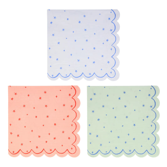 Star Pattern Large Napkins